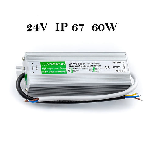 LED Netzteil 60W 24V 2.5A IP67 LED wasserdichte Stromversorgung ~1100