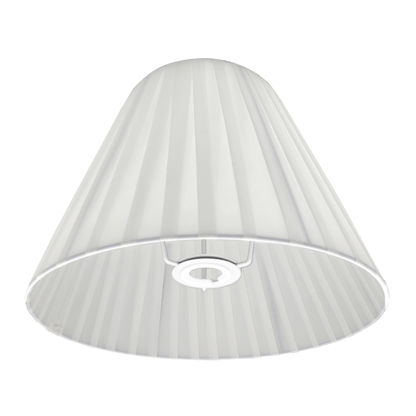 Weiß Moderner Coolie Lampenschirm aus Stoff~2743