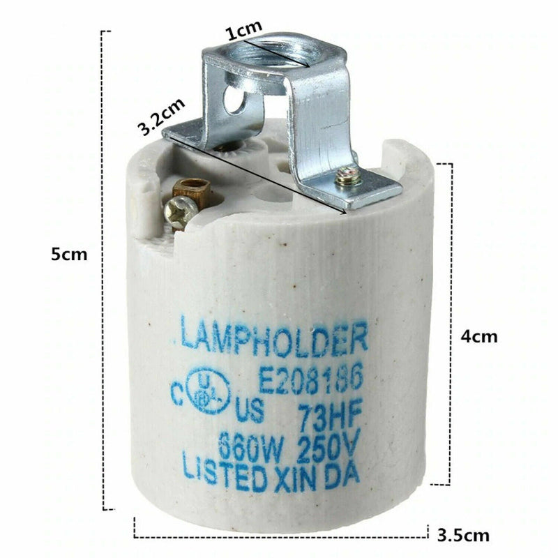 Porzellanlampe Antike Fassung