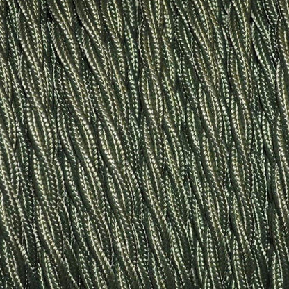 1m/5m/10m 3 adriges Textilkabel elektrisches gedrehtes Kabel Stoffummantelung~1202
