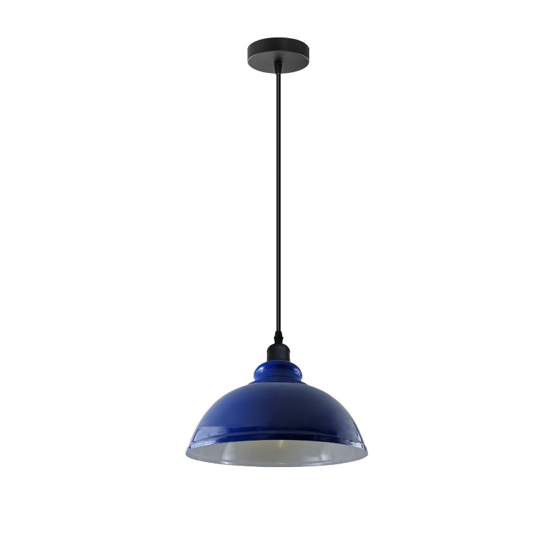 Blau Pendelleuchte mit Schirm Ø 29cm Hangelampen