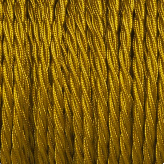 1m/5m/10m 3 adriges Textilkabel elektrisches gedrehtes Kabel Stoffummantelung~2752