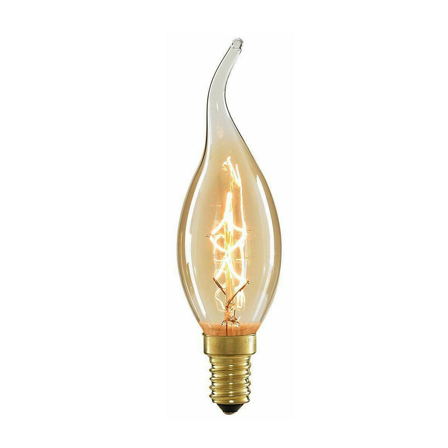 Edison Vintage-Glühbirnen E14 antike Glühlampe warmweiß nicht dimmbar Spiralfilamente 