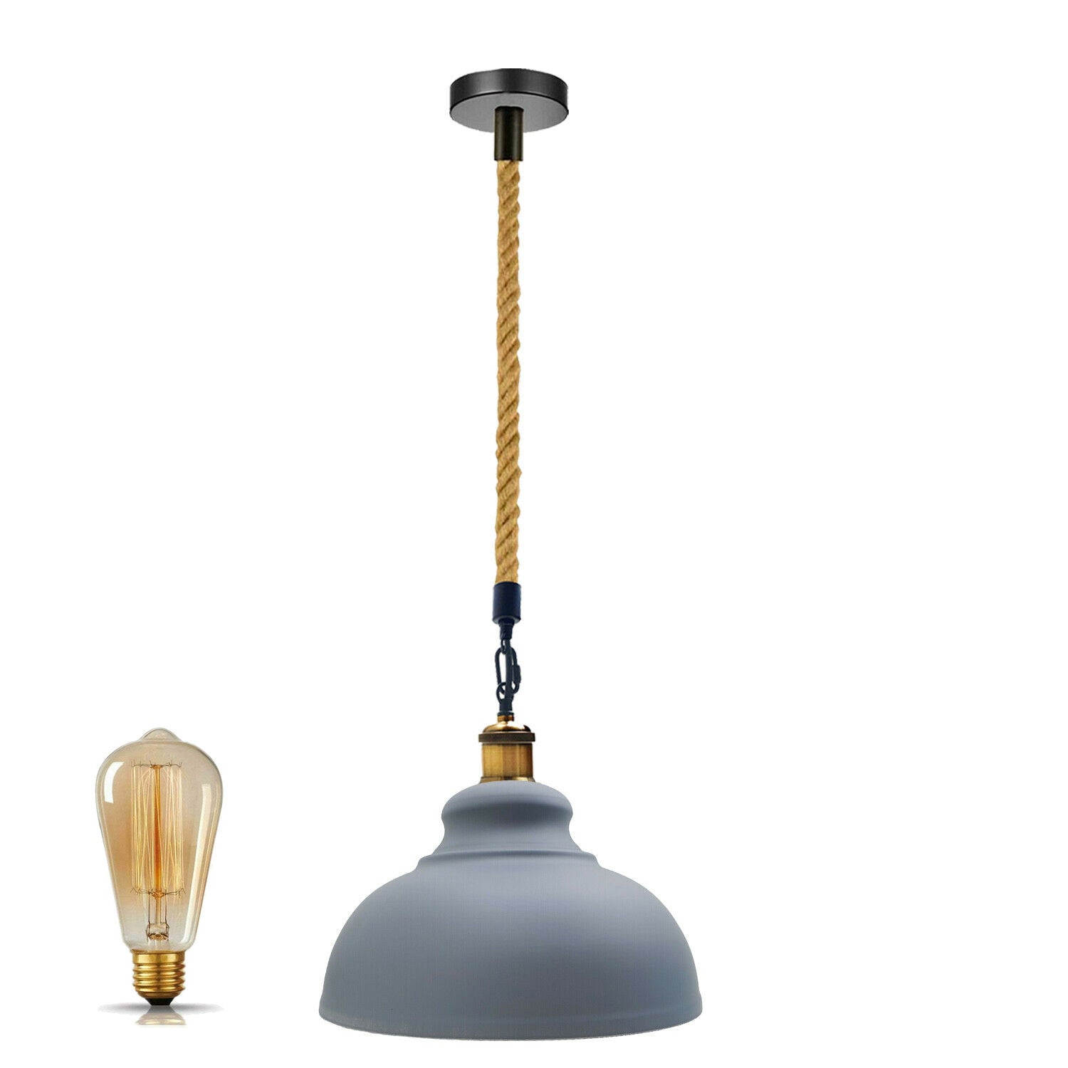 Aicharynic 3 lampadine E27, attacco E27, con cavo E27