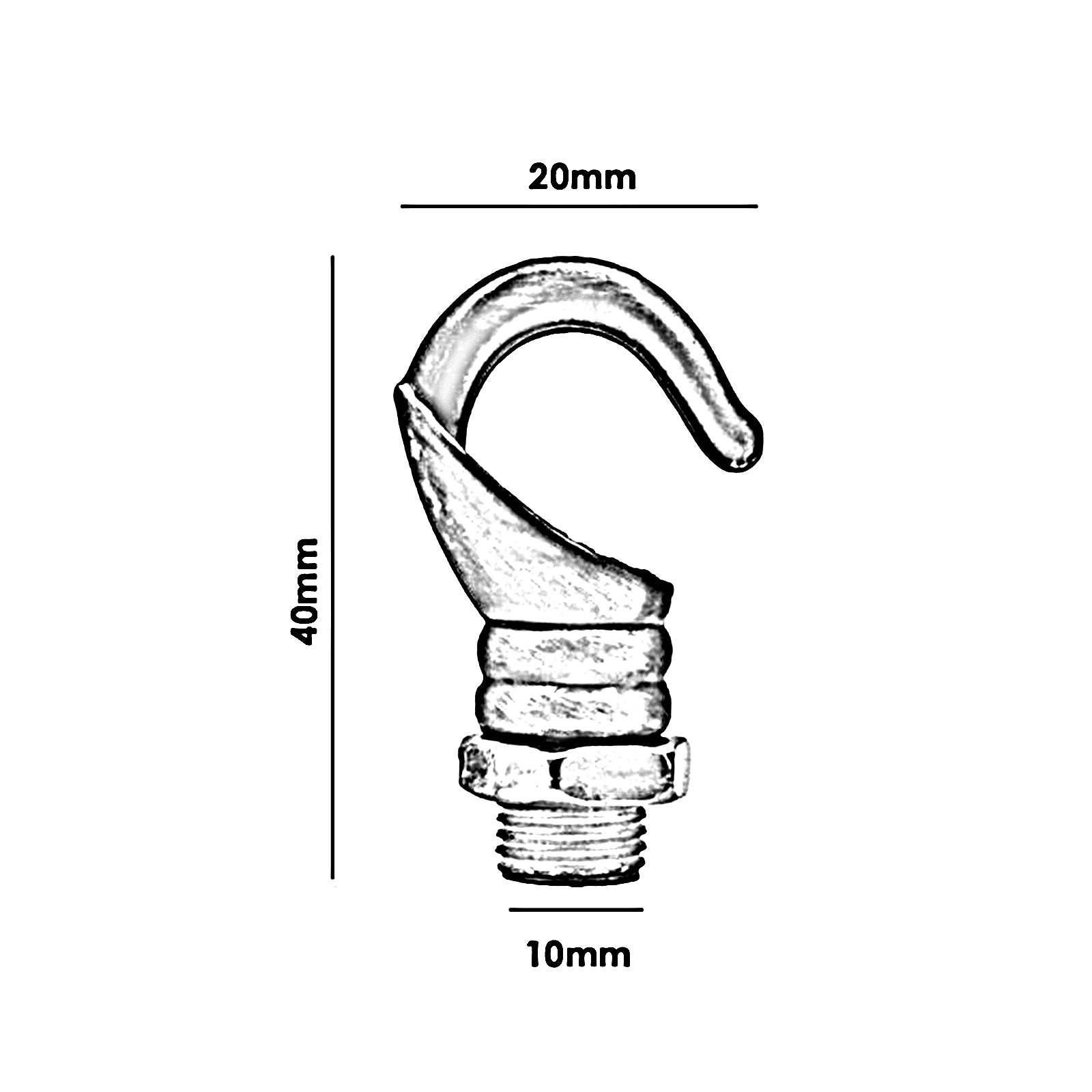 Deckenhaken für lampen