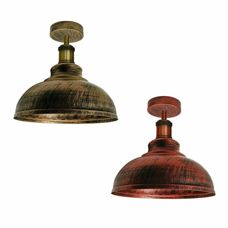 Deckenlampe metall schwarz retro,