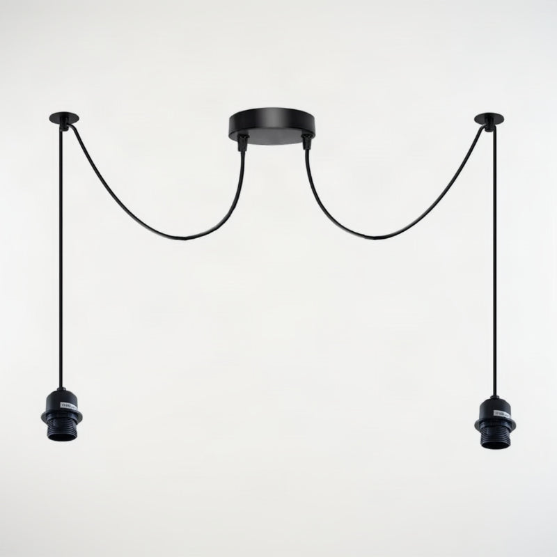 Deckenlampe mit Stoffkabel 2 Meter