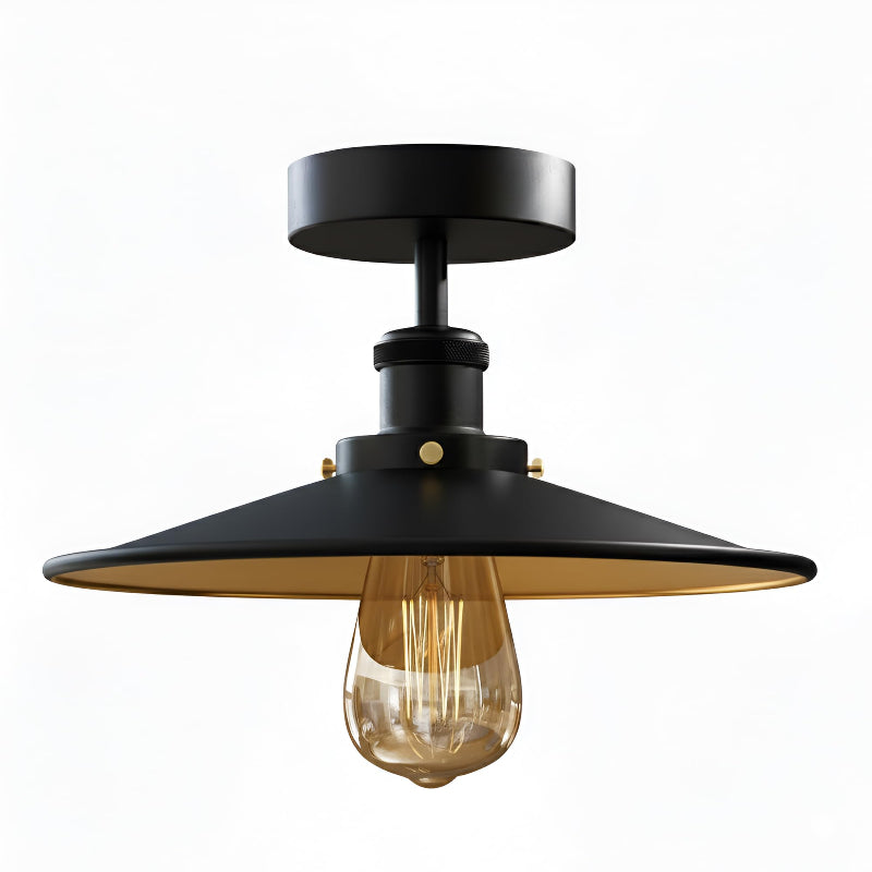 Deckenleuchte Schwarz Gold Vintage