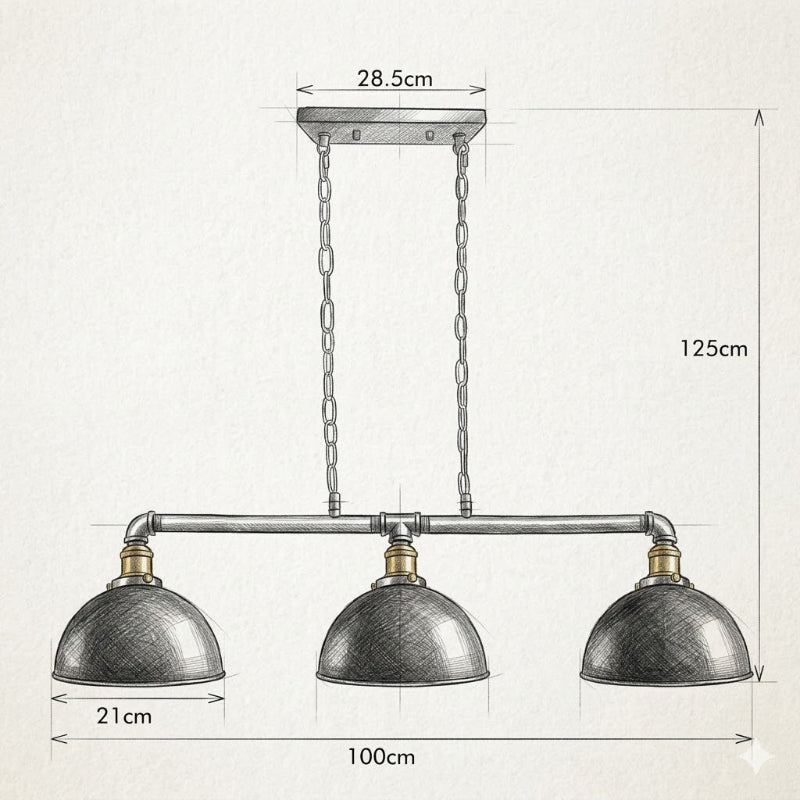 Deckenleuchte_aus_geb_rstetem_Silber size
