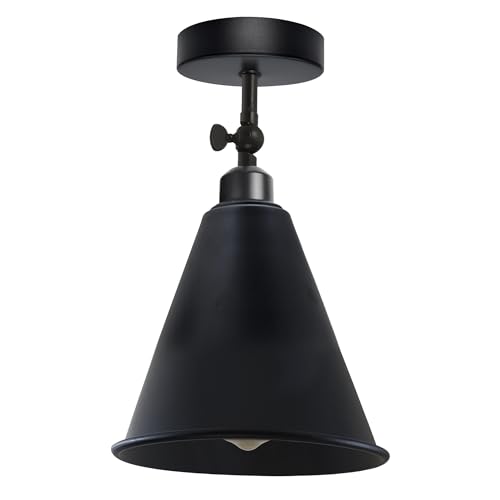 Industrielle Deckenlampe mit E27 Fassung