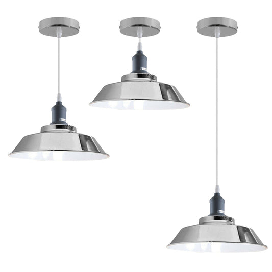 Deckenplatte Lichthalter & Retro Pendelleuchte Lampenschirm