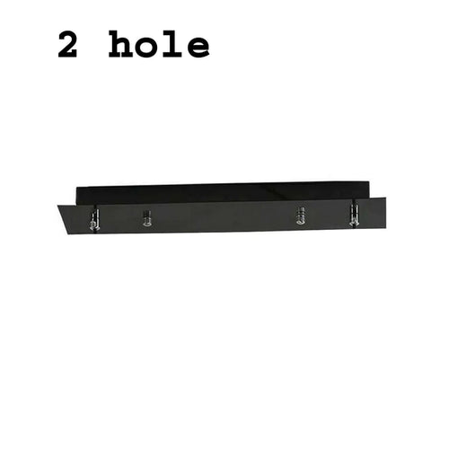 Modern schwarze Deckenrosette Quadrat-Deckenleuchte ~2692