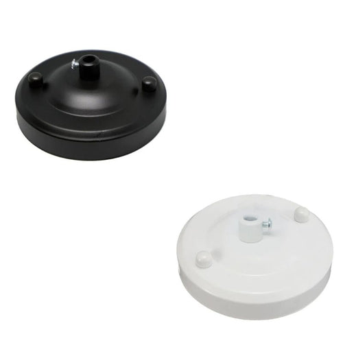 Deckendose Deckenbaldachin 108 mm Schwarz & Weiß Baldachin ~1043