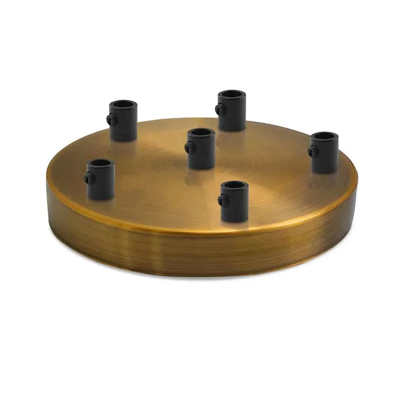 Deckenrosette lampe  Ø 12cm 6-Fach Deckenleuchte