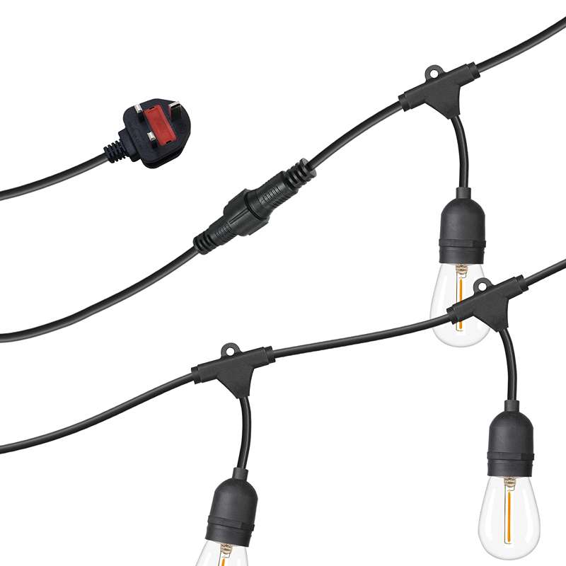 Dekorative LED Glühbirne|60W E27 Fassung mit Kabel