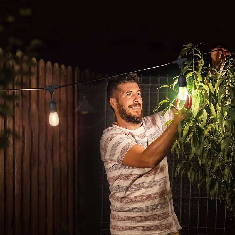Dekorative LED Glühbirne|60W E27 Fassung mit Kabel