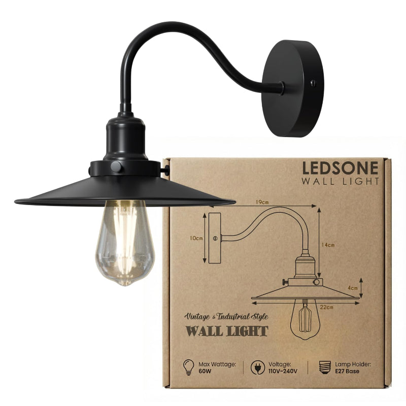 Design Wandleuchte Industrial