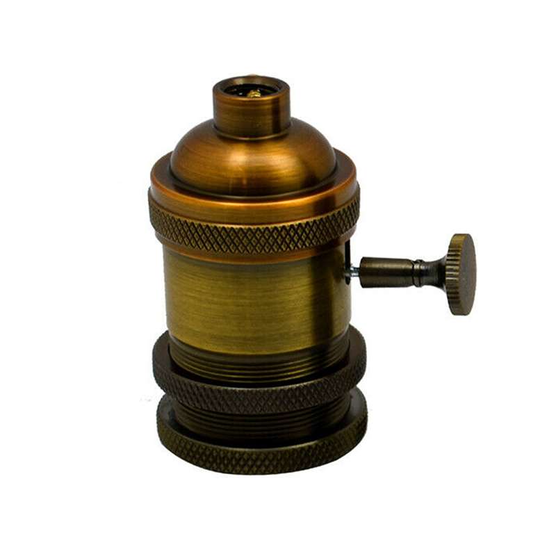 Lampenfassung, Lampenfassung, E27-Lampenfassung, Glühbirnenfassung, E27-Schraubbirne, Vintage-Glühbirnenfassungen, E27-Schraubbirnen-Lampenfassung, Edison-Lampensockel