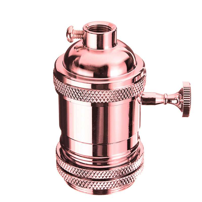 Lampenfassung, Lampenfassung, E27-Lampenfassung, Glühbirnenfassung, E27-Schraubbirne, Vintage-Glühbirnenfassungen, E27-Schraubbirnen-Lampenfassung, Edison-Lampensockel