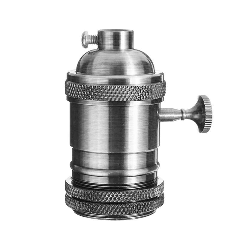 Lampenfassung, Lampenfassung, E27-Lampenfassung, Glühbirnenfassung, E27-Schraubbirne, Vintage-Glühbirnenfassungen, E27-Schraubbirnen-Lampenfassung, Edison-Lampensockel