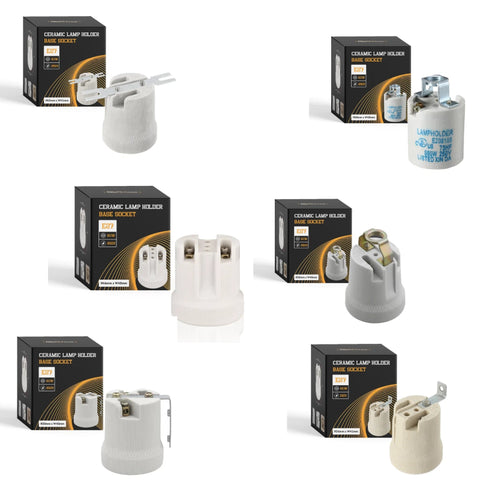 Portalampada E27 in ceramica resistente al calore ~3142