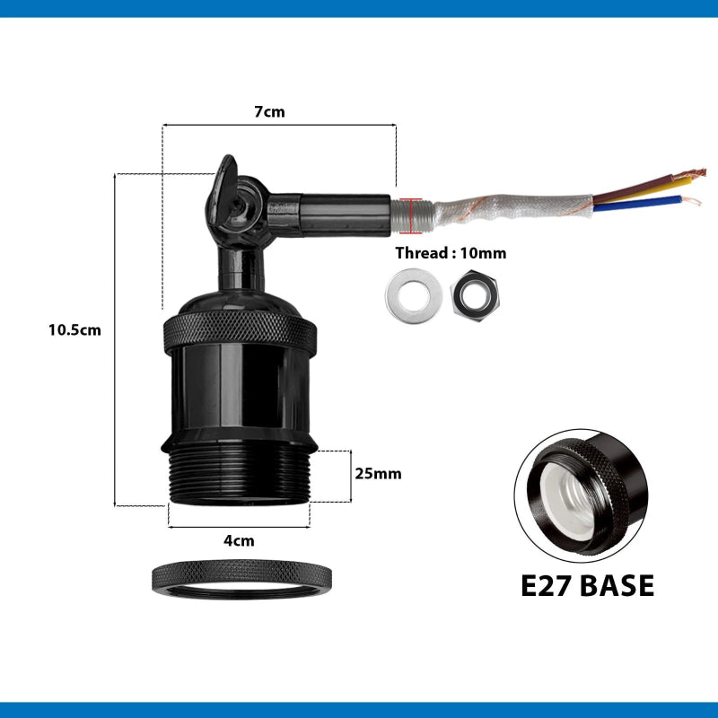 E27 Lampenfassung Vintage Lampensockel