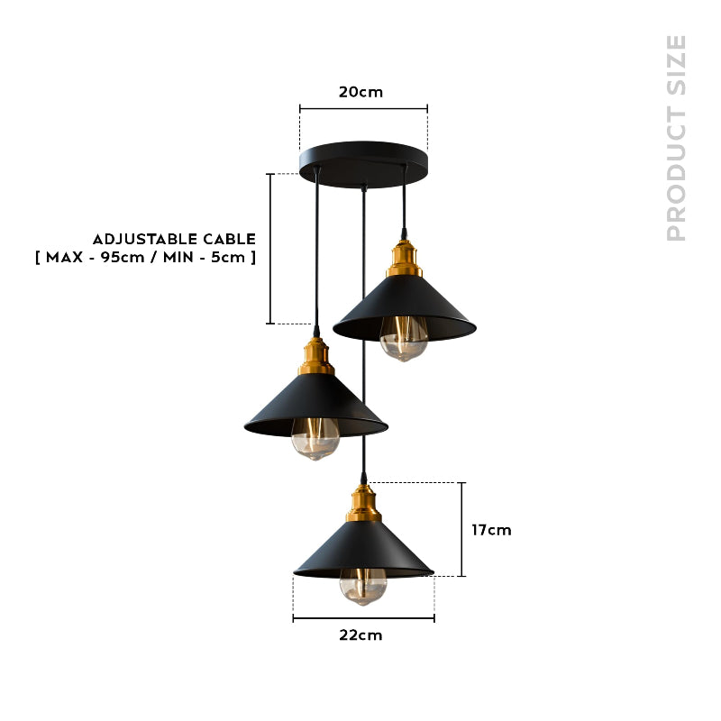 E27 Vintage Lampe Esszimmer