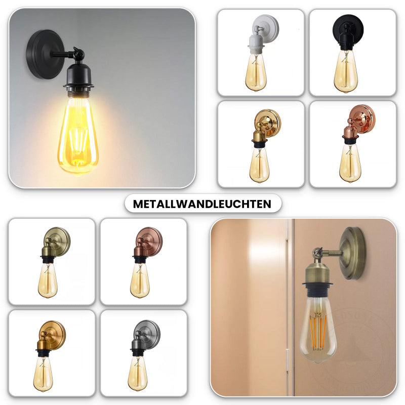 E27 Wandlampe Vintage