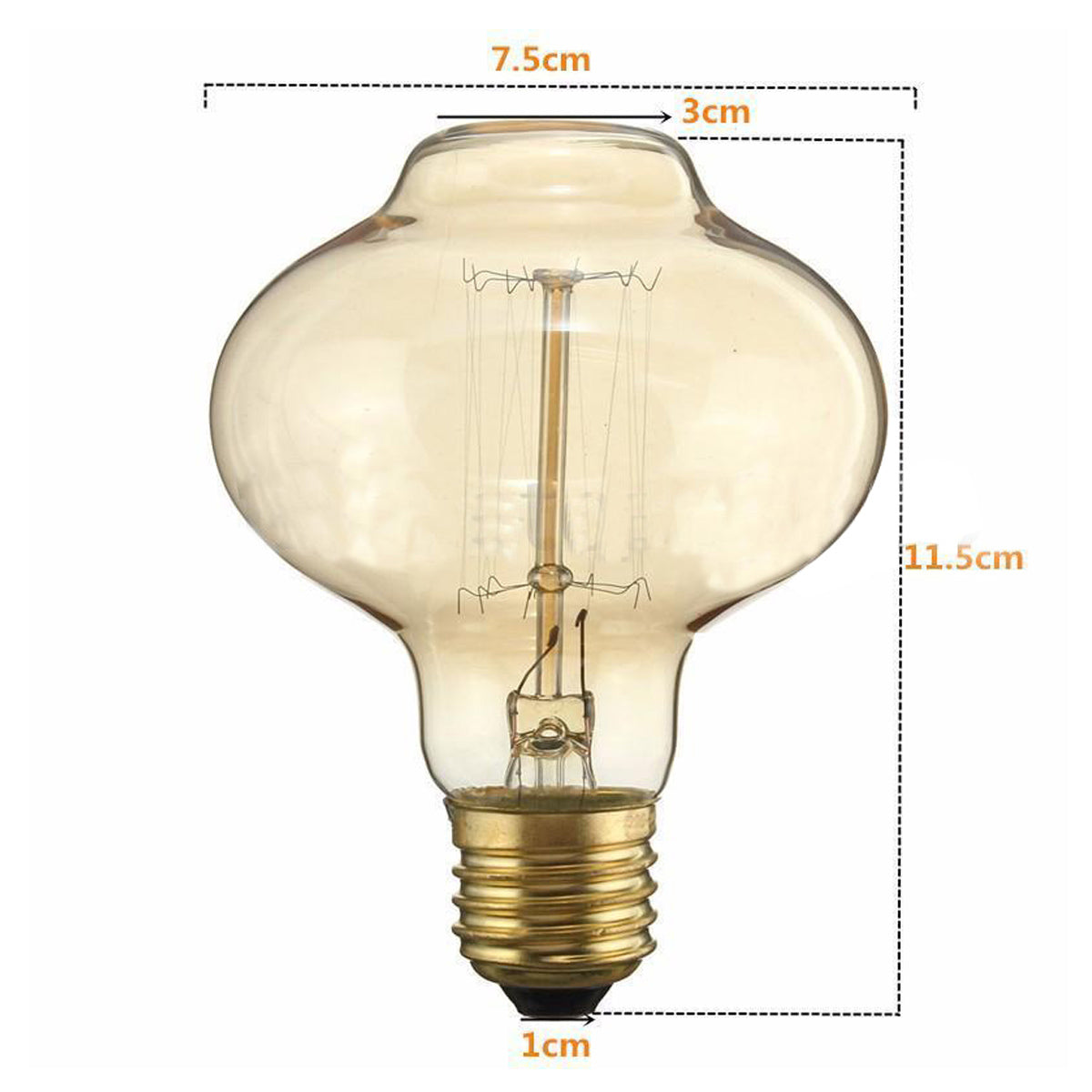 E27 glühbirne 60W Dimmbare Bowl Glühbirne Glühlampe