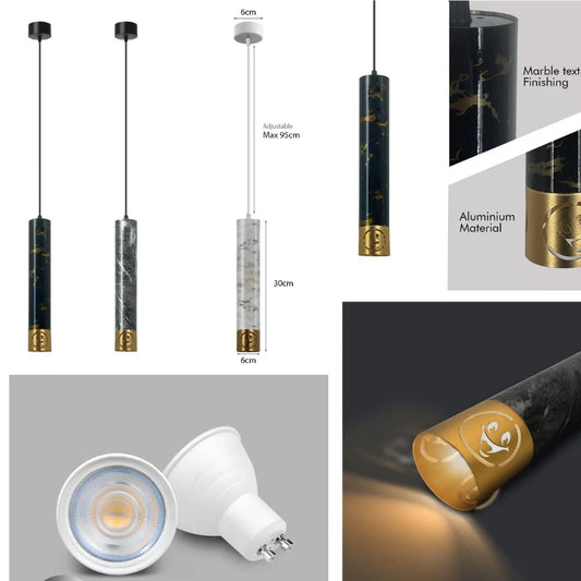 zylinder pendelleuchte gu10