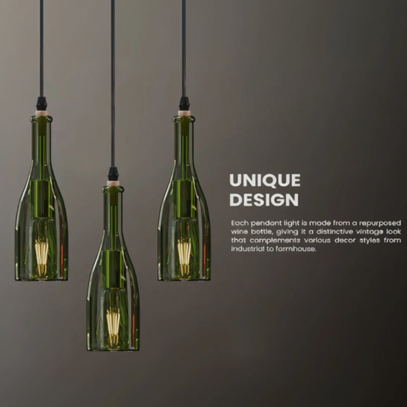 Flaschenlampe Vintage
