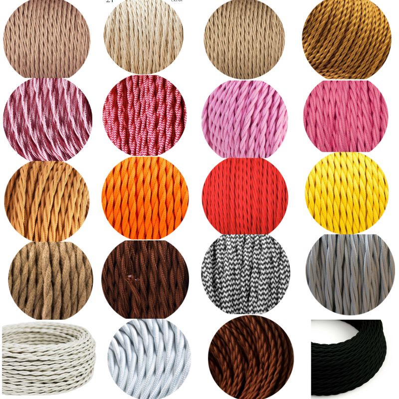 Gedrehtes 2 adriges Textilkabel