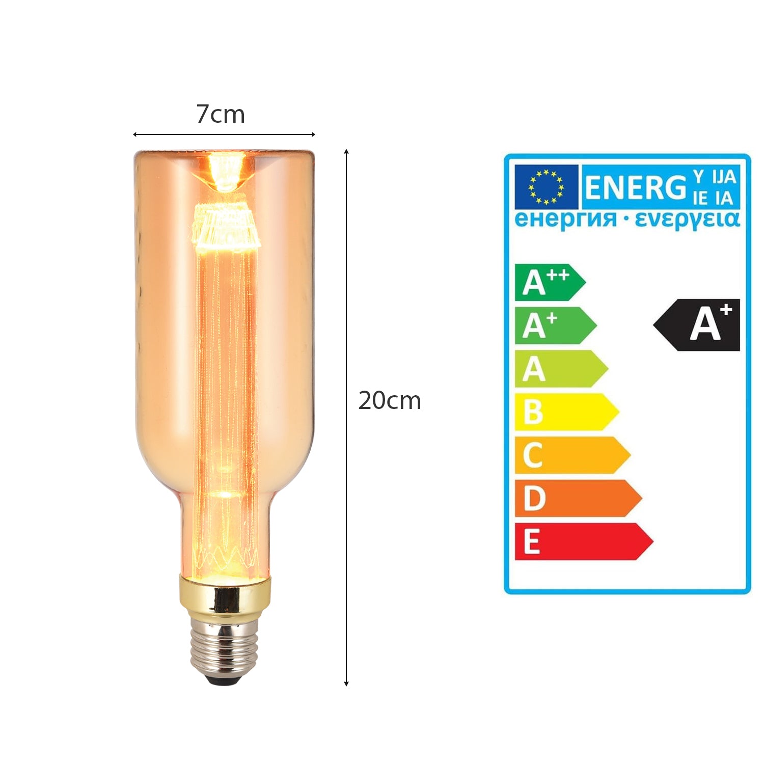 E27 Glühbirne Vintage LED DH70-200 