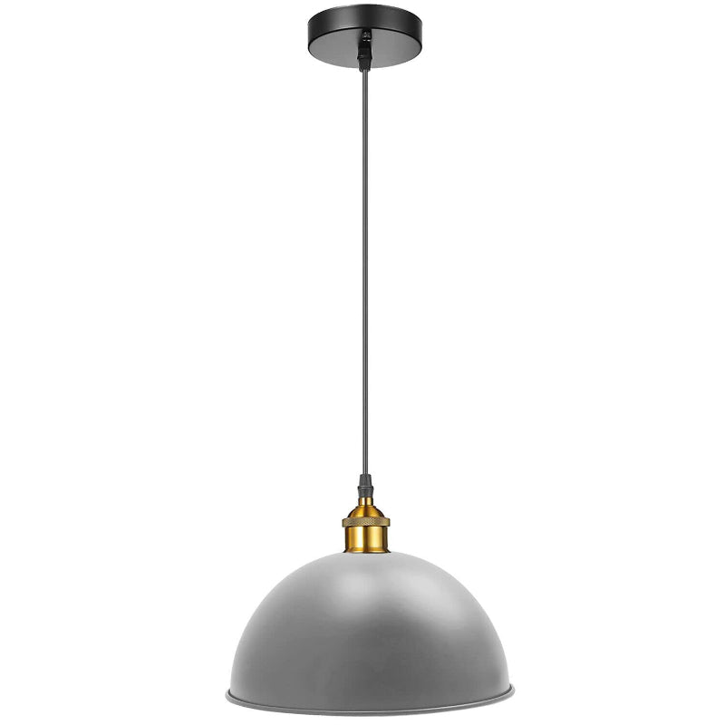 Grau Vintage Deckenlampe mit verstellbarem Kabel
