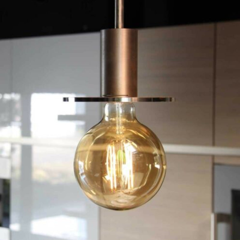 Große Globe Filament Birne Bernstein