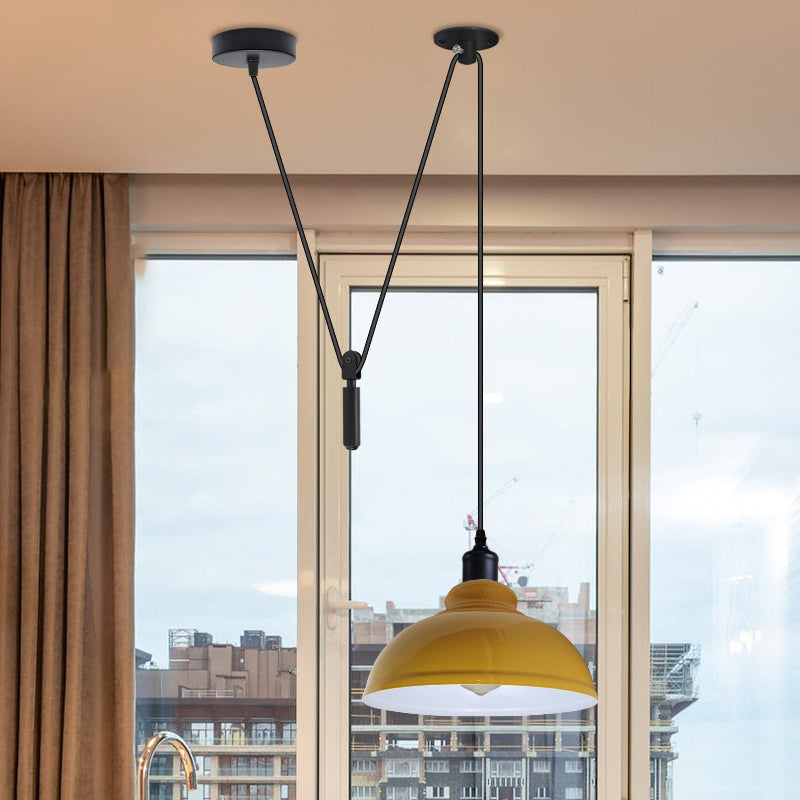 Höhenverstellbare Kücheninsel Beleuchtung Pulley-System