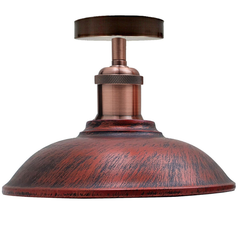 Halb-bündige Deckenlampe Rot Kupfer  