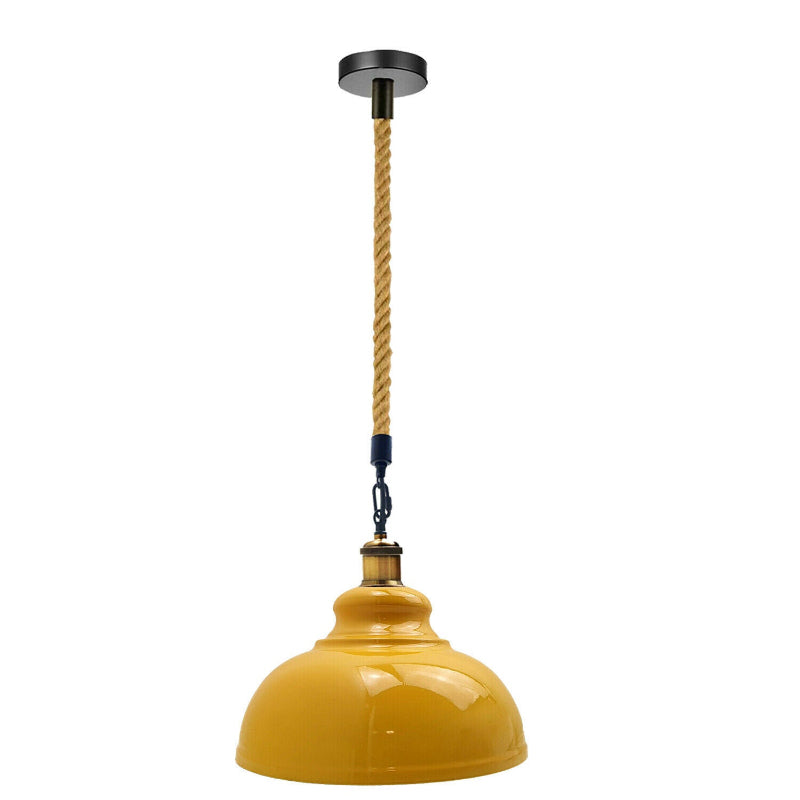 Hanfseil Pendelleuchte Mit E27 Deckenlampe