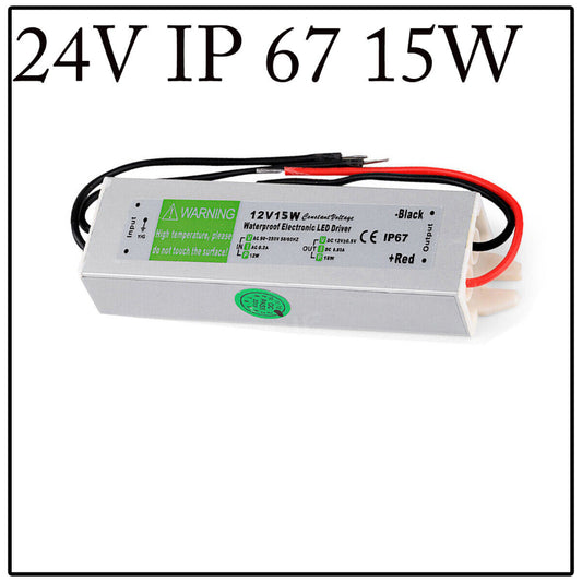 IP67 Netzteil 24V-15W-O.625A LED Trafo/Treiber 