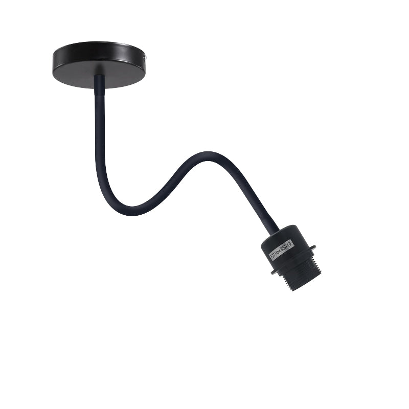 Industrial Design Deckenlampe mit Leuchtmittel.
