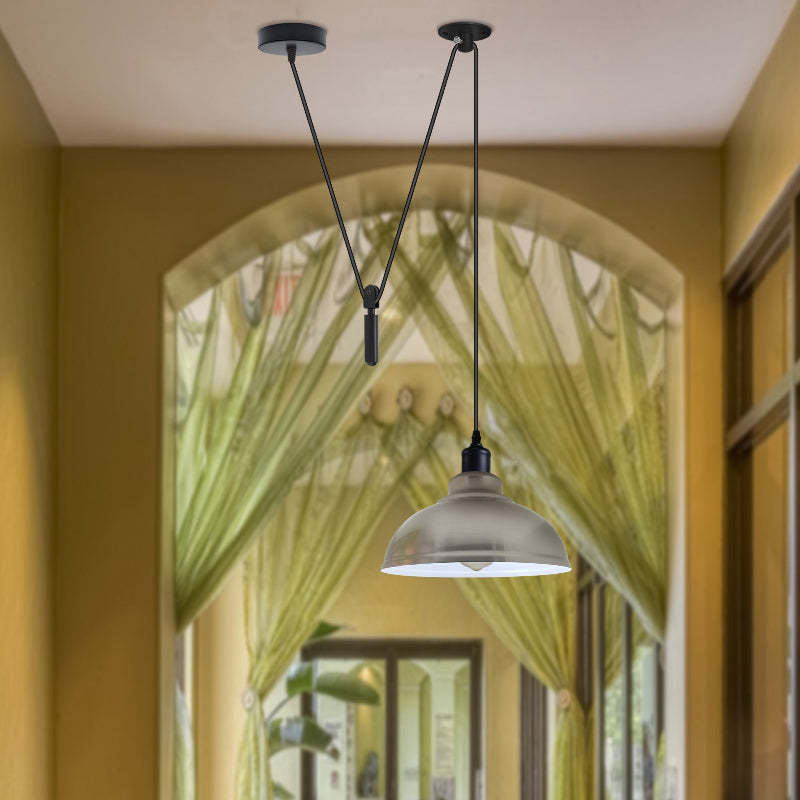 Industrial Hängelampe Seilzug
