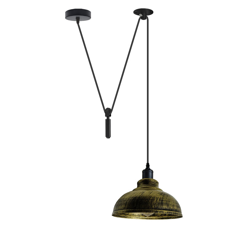 Industrial Hängeleuchte mit 2m verstellbarem PVC Kabel