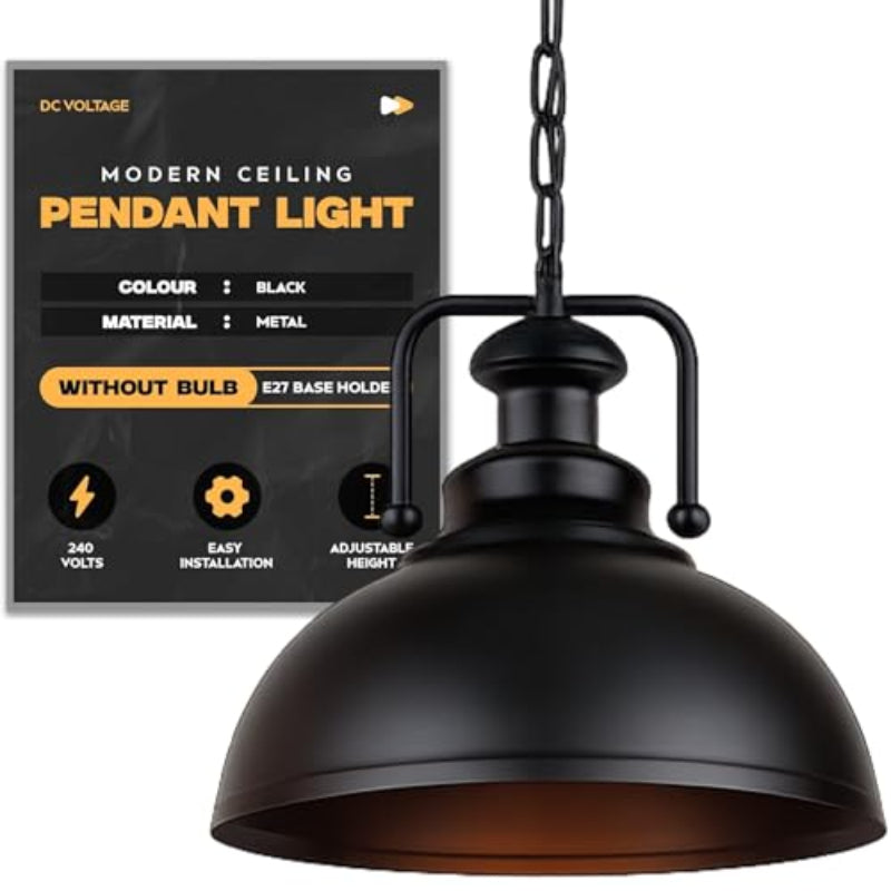 Industrial Pendelleuchte mit Kette für Esstisch