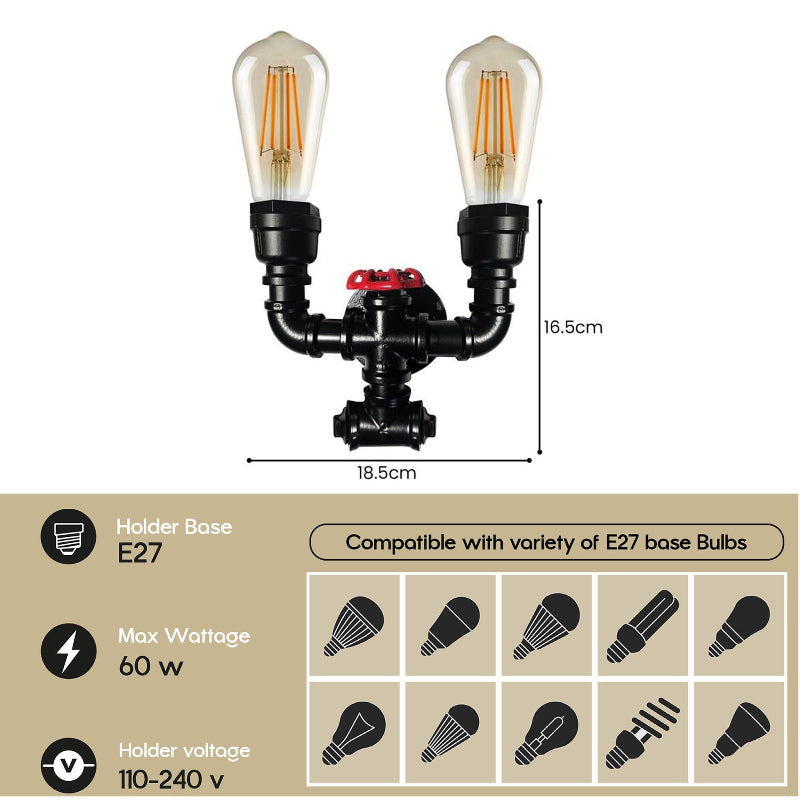 led light steampunk ceiling