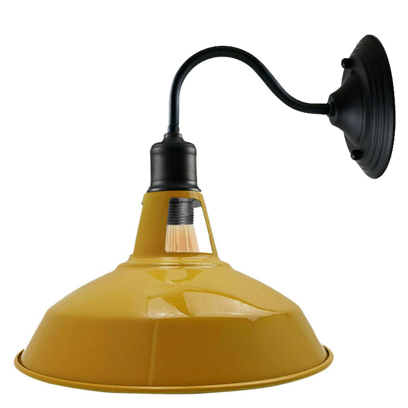 Industrie Wandlampe Gooseneck Wandleuchte
