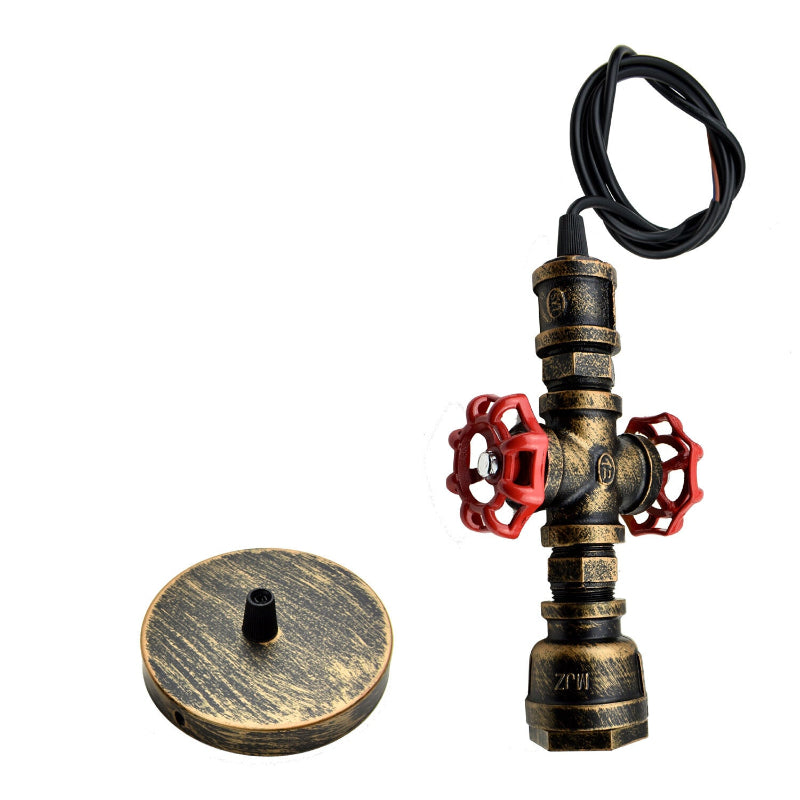 Industriedesign Hängelampe Wasserrohr