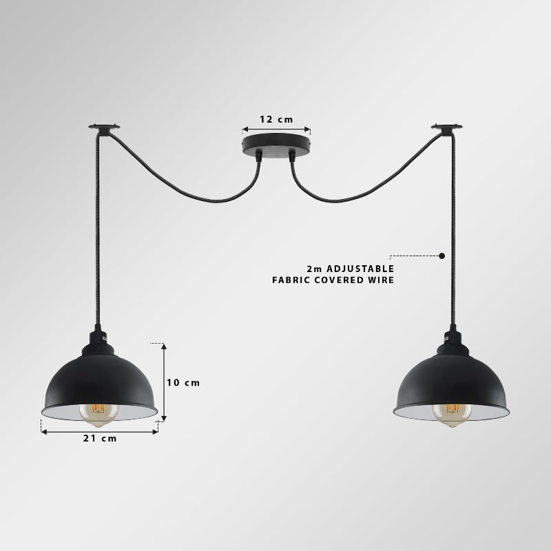 mit led-zeit-deckenlampe metal