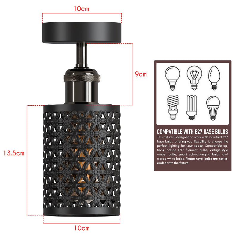 Kleine Deckenlampe Industrial