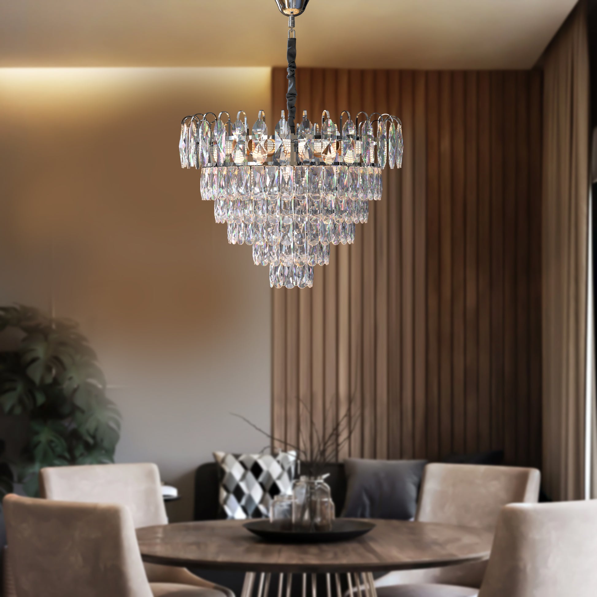Modern chandelier with E14 socket for dining room