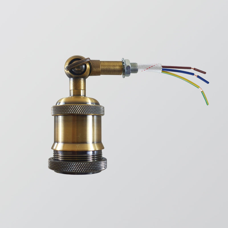 Kupfer Lampenfassung Vintage